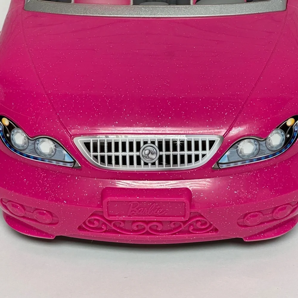 Barbie Hot Pink Convertible Cruiser 2013 BDF38 Glitter Glam Mattel Car